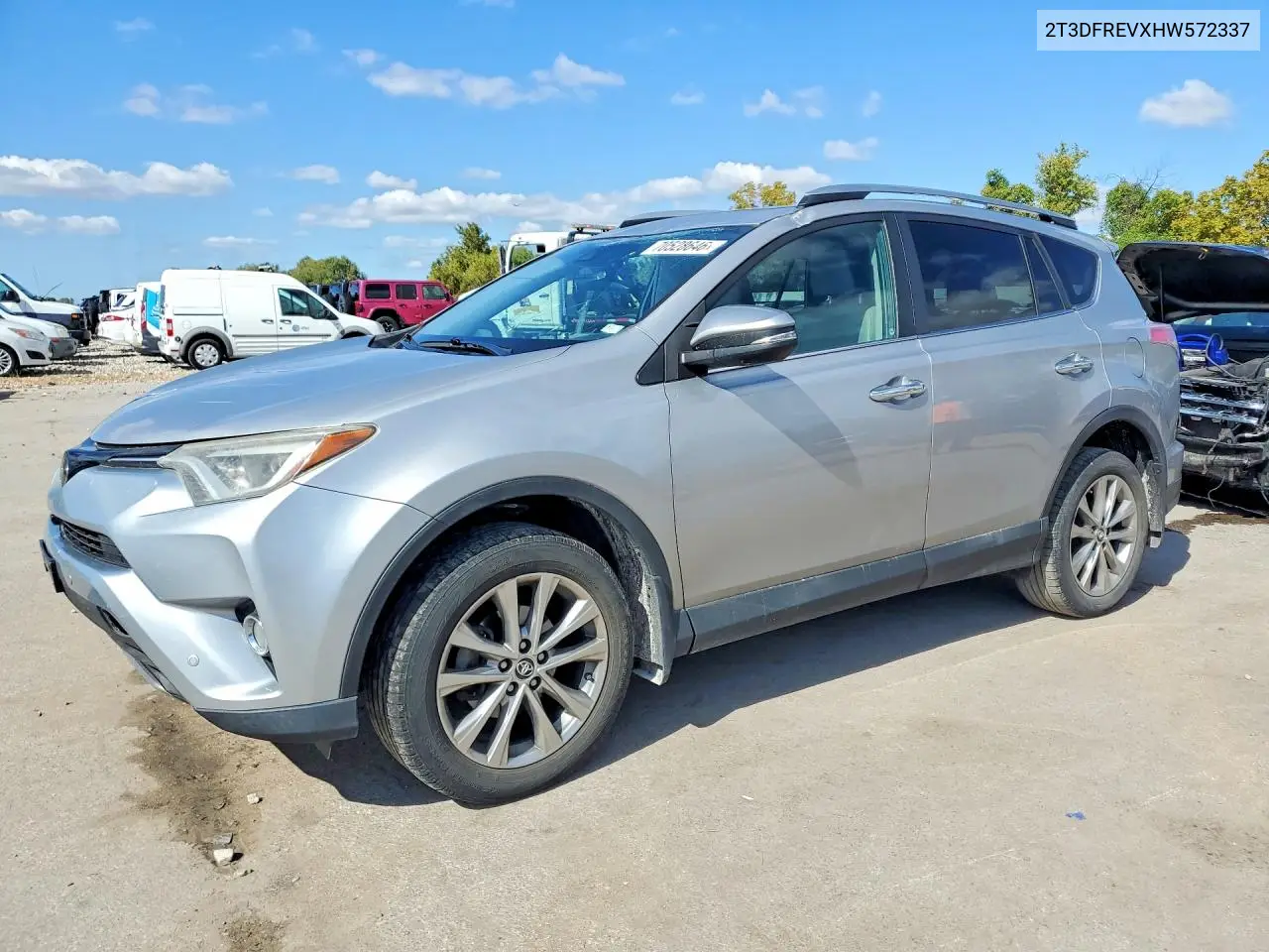 TOYOTA RAV 4 2017, VIN 2T3DFREVXHW572337
