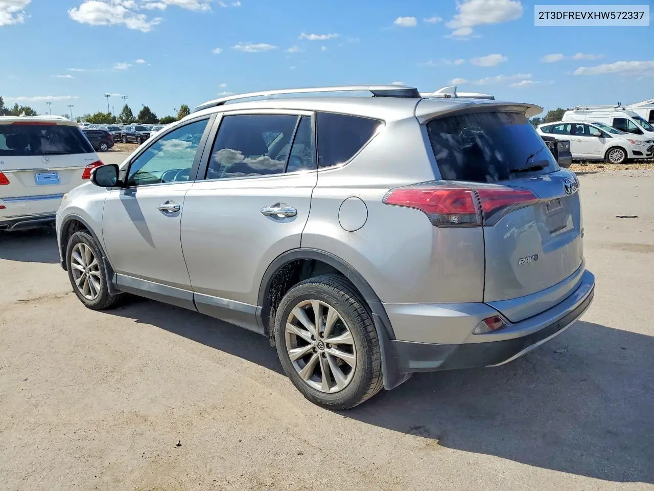 2017 TOYOTA RAV 4 VIN 2T3DFREVXHW572337 — фото 2