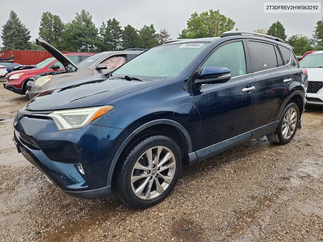TOYOTA RAV 4 2017, VIN 2T3DFREV2HW563292