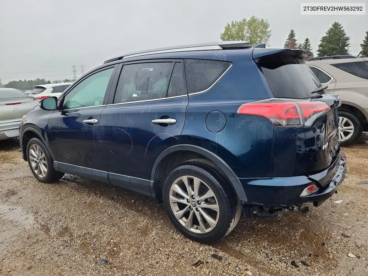 2017 TOYOTA RAV 4 VIN 2T3DFREV2HW563292 — фото 2