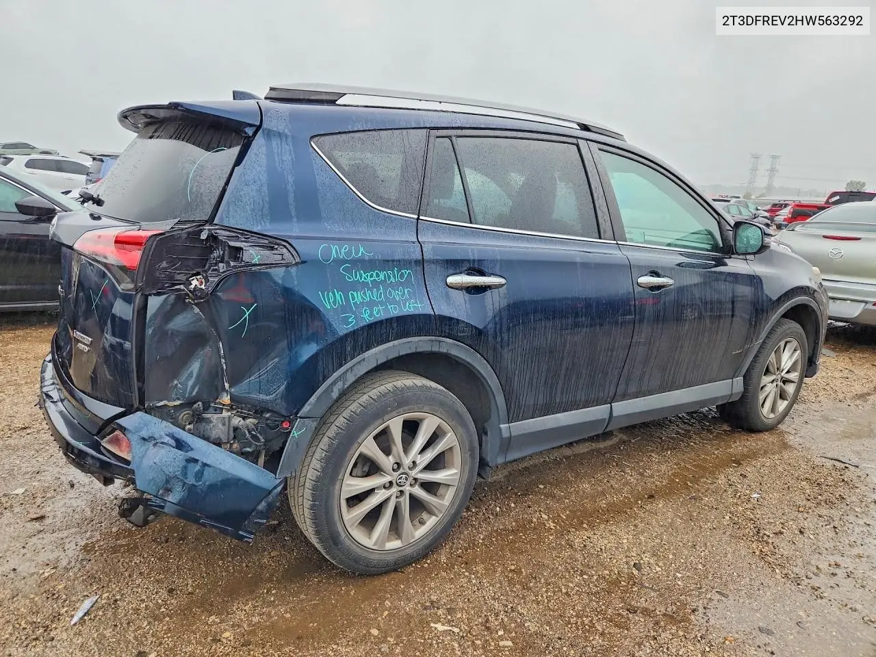 2017 TOYOTA RAV 4 VIN 2T3DFREV2HW563292 — фото 3
