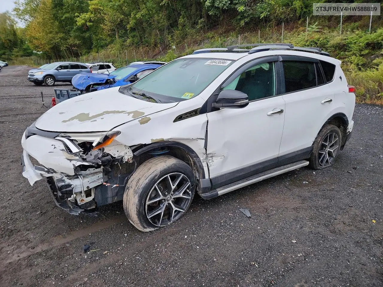 TOYOTA RAV 4 2017, VIN 2T3JFREV4HW588889