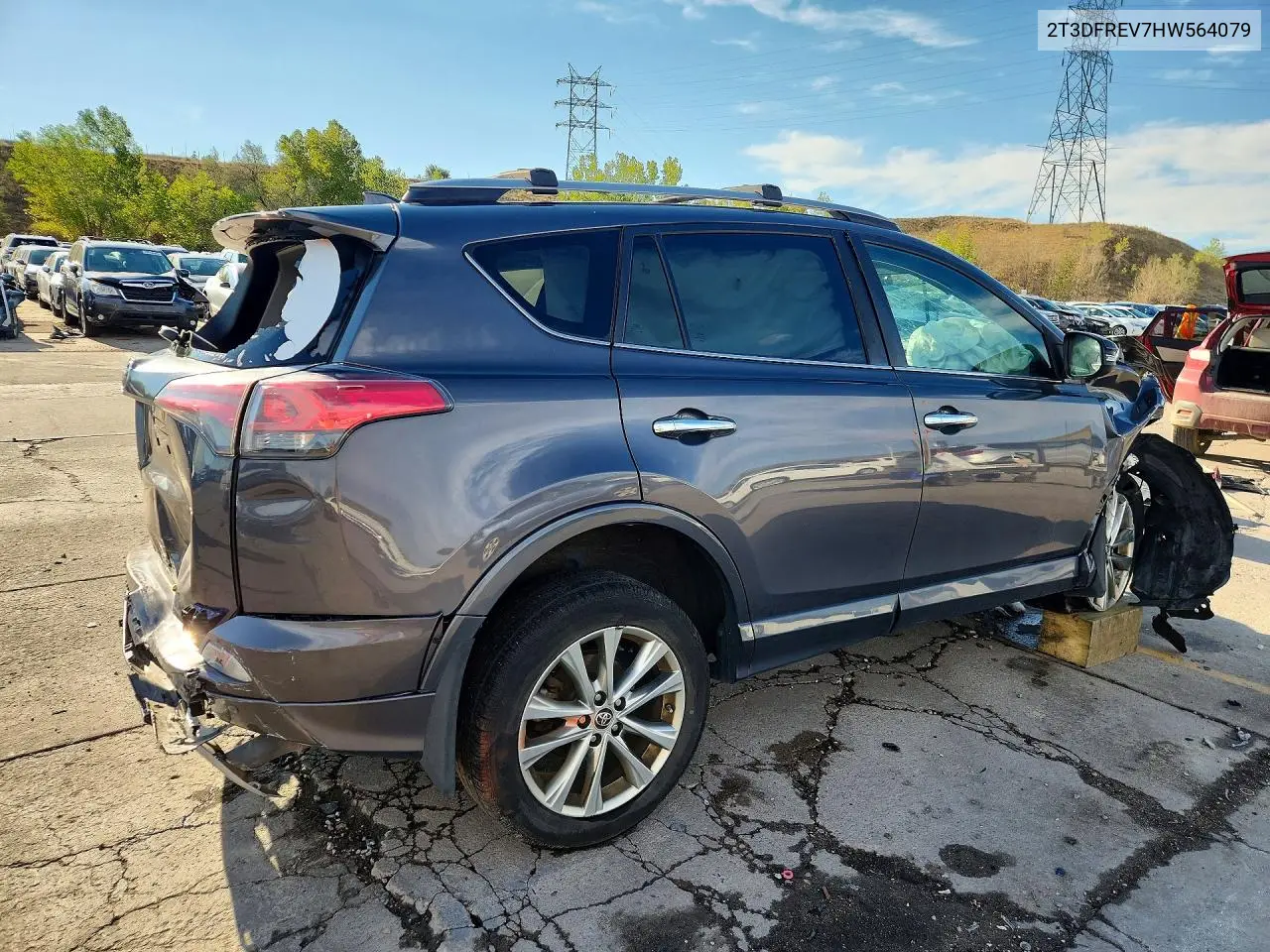 2017 TOYOTA RAV 4 VIN 2T3DFREV7HW564079 — фото 3