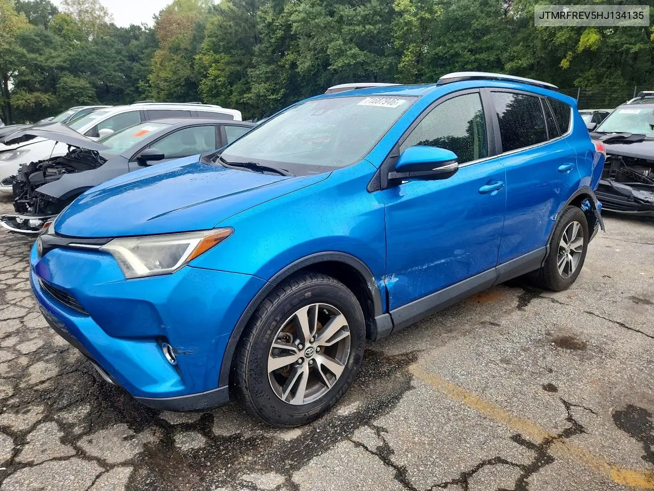 TOYOTA RAV 4 2017, VIN JTMRFREV5HJ134135