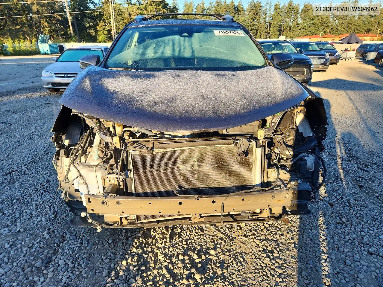 2017 TOYOTA RAV 4 VIN 2T3DFREV8HW604962 — фото 5