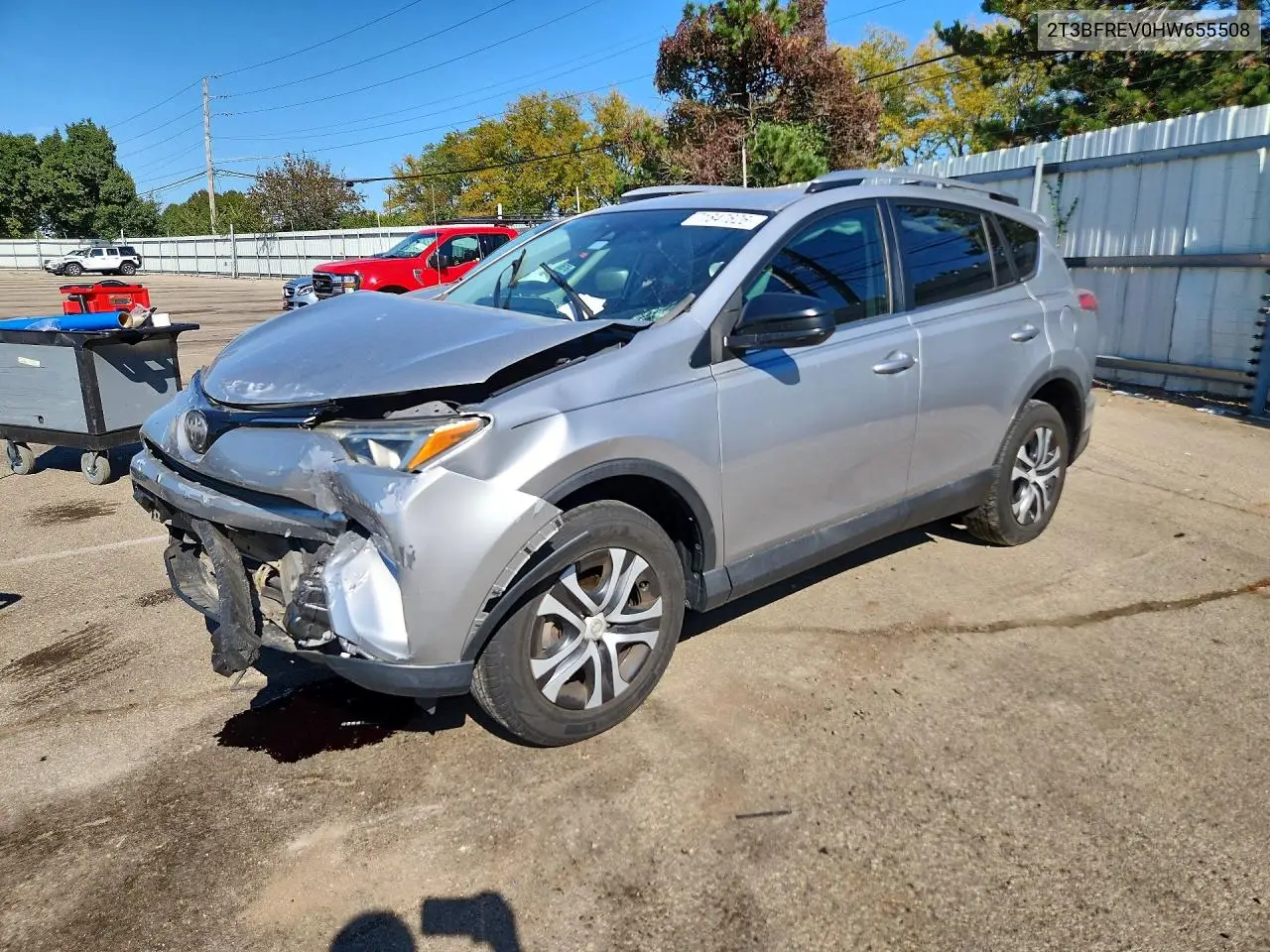 TOYOTA RAV 4 2017, VIN 2T3BFREV0HW655508