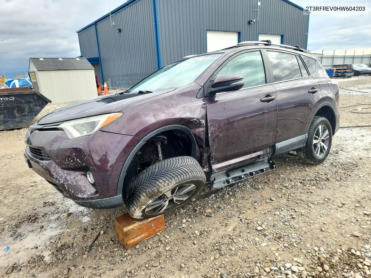 TOYOTA RAV 4 2017, VIN 2T3RFREV0HW604203