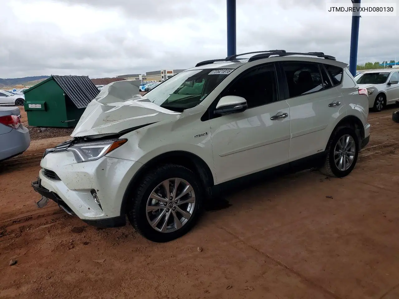 TOYOTA RAV 4 2017, VIN JTMDJREVXHD080130