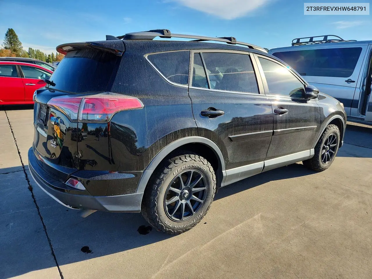 2017 TOYOTA RAV 4 VIN 2T3RFREVXHW648791 — фото 3