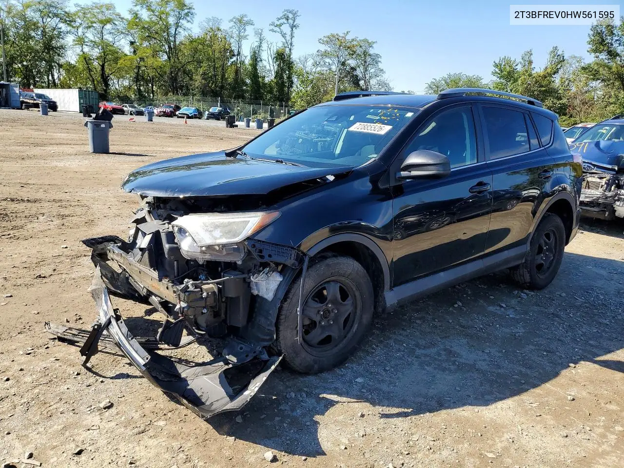 TOYOTA RAV 4 2017, VIN 2T3BFREV0HW561595