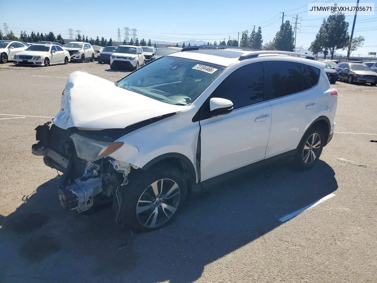 TOYOTA RAV 4 2017, VIN JTMWFREVXHJ705671