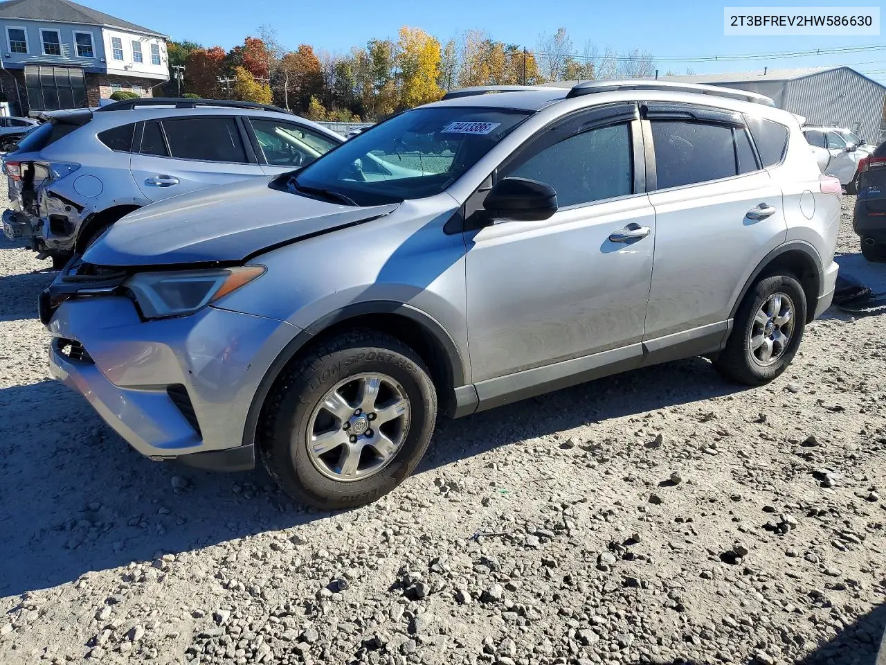 TOYOTA RAV 4 2017, VIN 2T3BFREV2HW586630