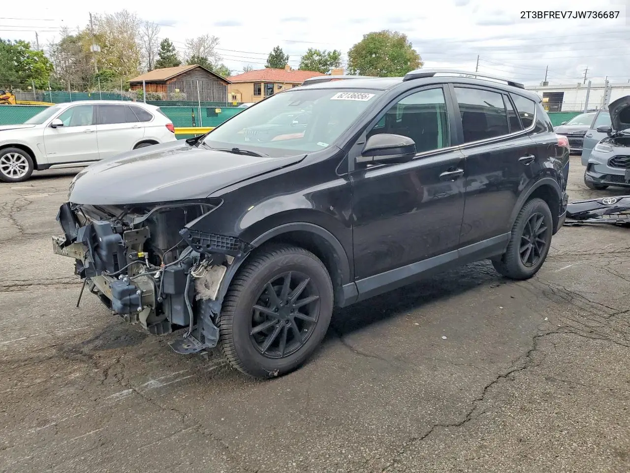 TOYOTA RAV 4 2018, VIN 2T3BFREV7JW736687
