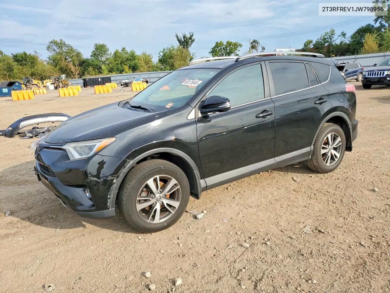 TOYOTA RAV 4 2018, VIN 2T3RFREV1JW798956