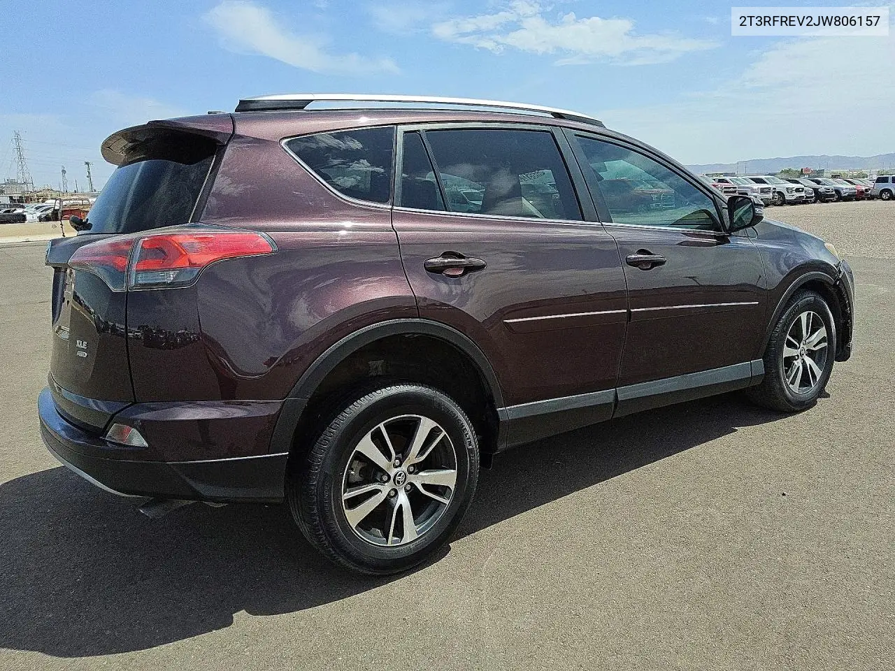 2018 TOYOTA RAV 4 VIN 2T3RFREV2JW806157 — фото 3