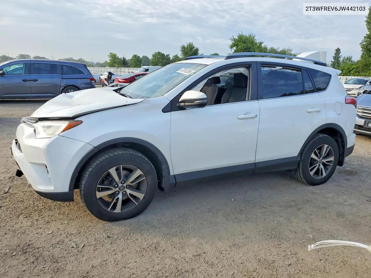 TOYOTA RAV 4 2018, VIN 2T3WFREV6JW442103