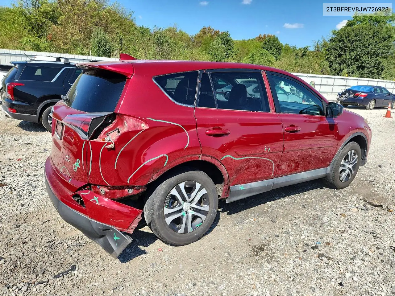 2018 TOYOTA RAV 4 VIN 2T3BFREV8JW726928 — фото 3