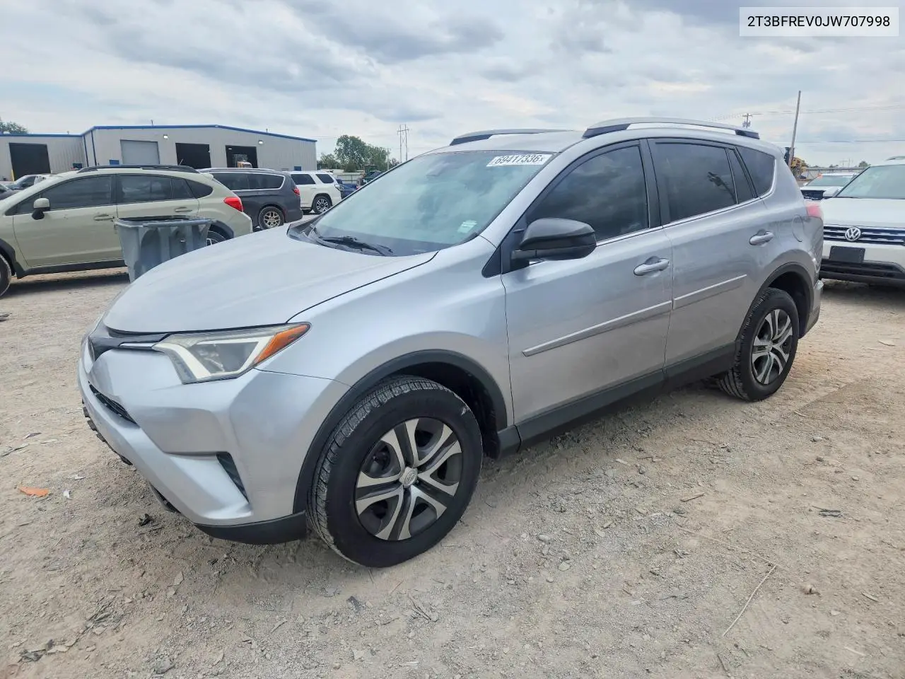 TOYOTA RAV 4 2018, VIN 2T3BFREV0JW707998