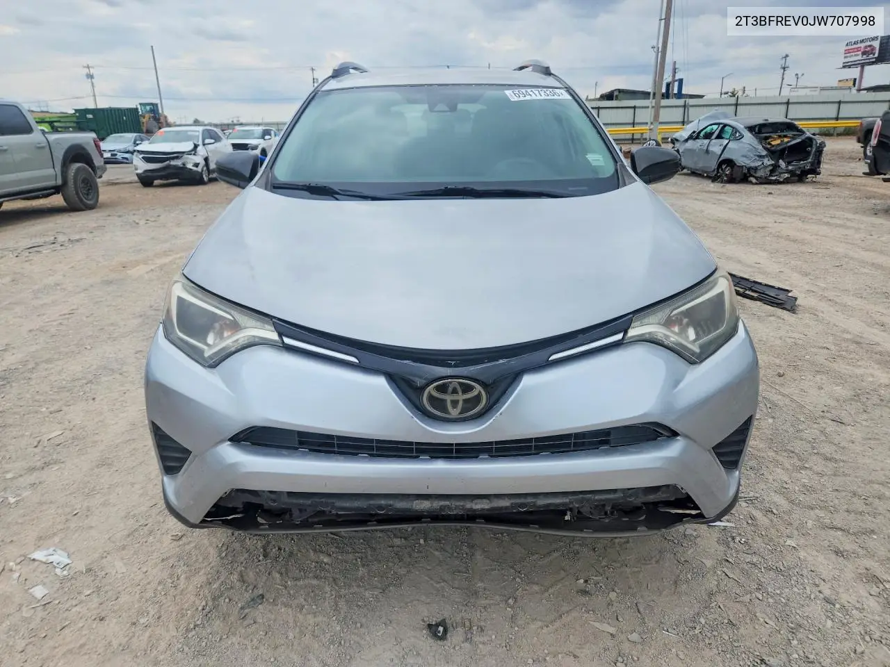 2018 TOYOTA RAV 4 VIN 2T3BFREV0JW707998 — фото 5