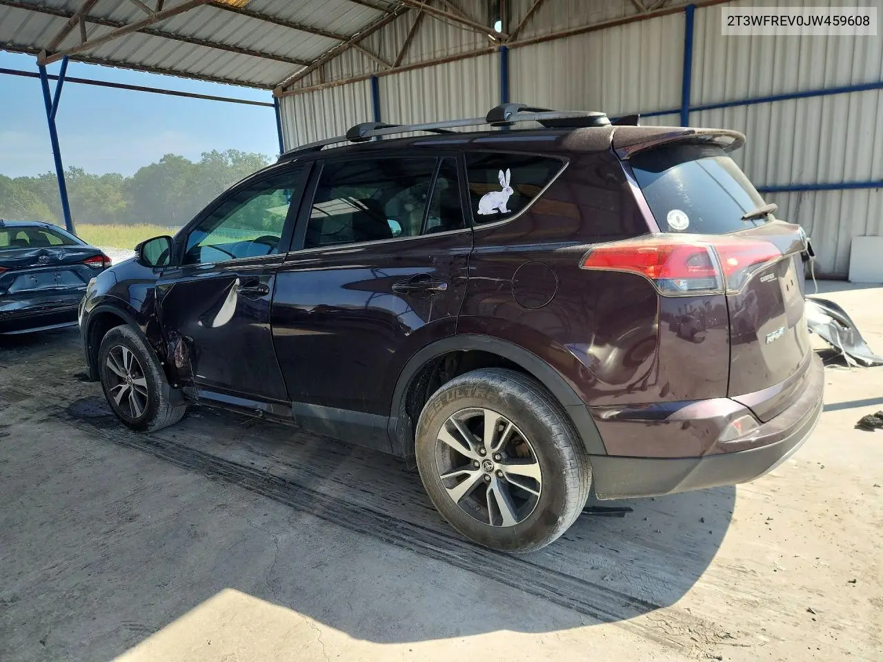 2018 TOYOTA RAV 4 VIN 2T3WFREV0JW459608 — фото 2
