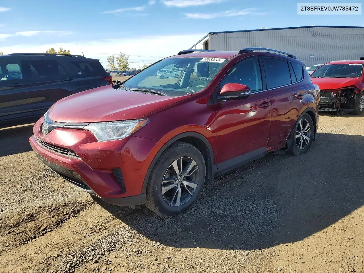 TOYOTA RAV 4 2018, VIN 2T3BFREV0JW785472