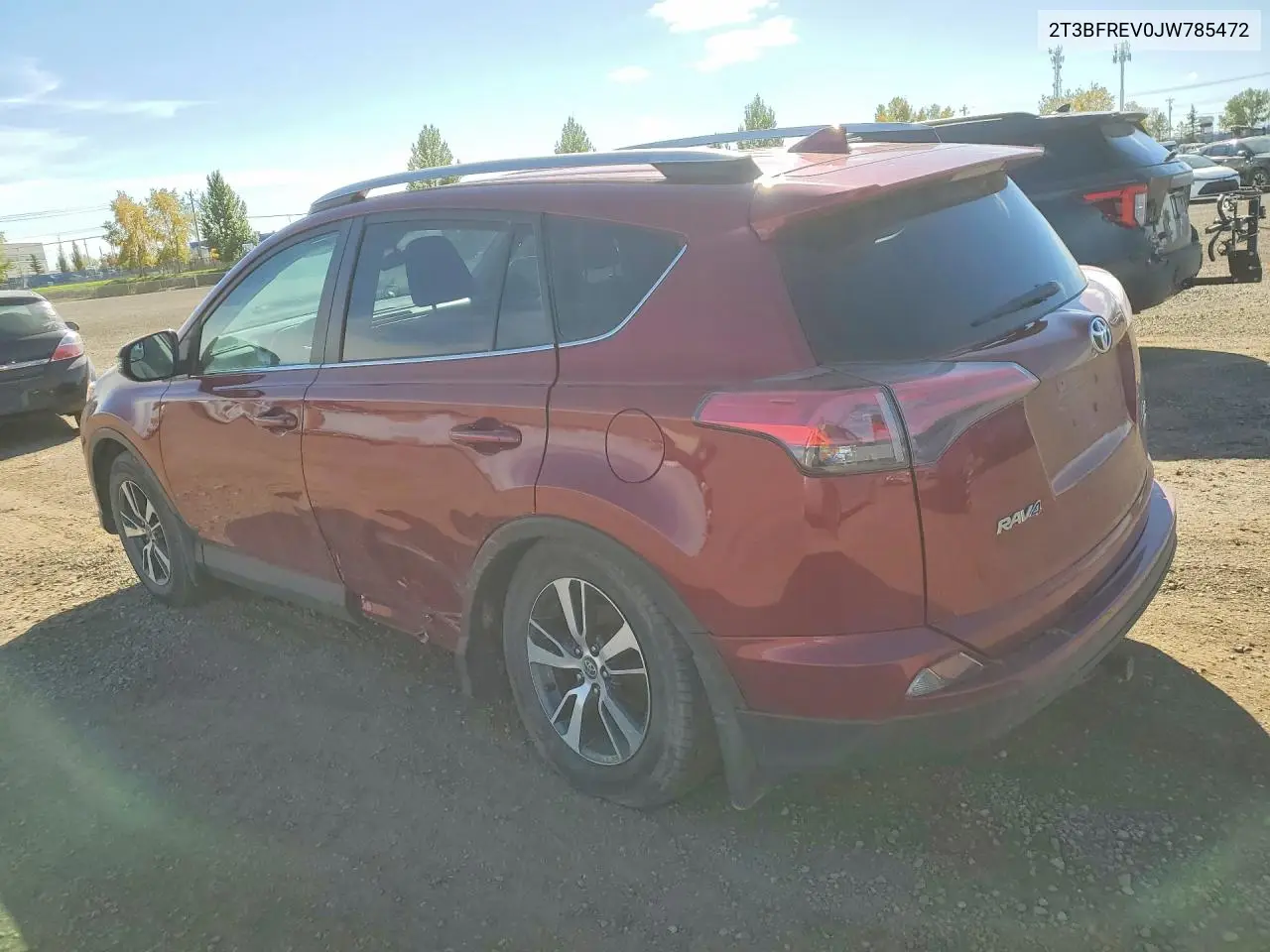 2018 TOYOTA RAV 4 VIN 2T3BFREV0JW785472 — фото 2