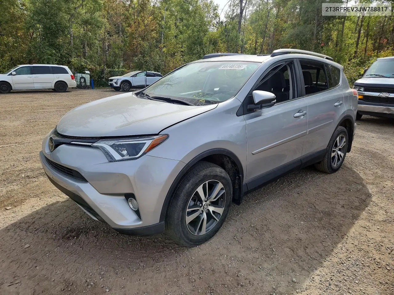 TOYOTA RAV 4 2018, VIN 2T3RFREV3JW788817