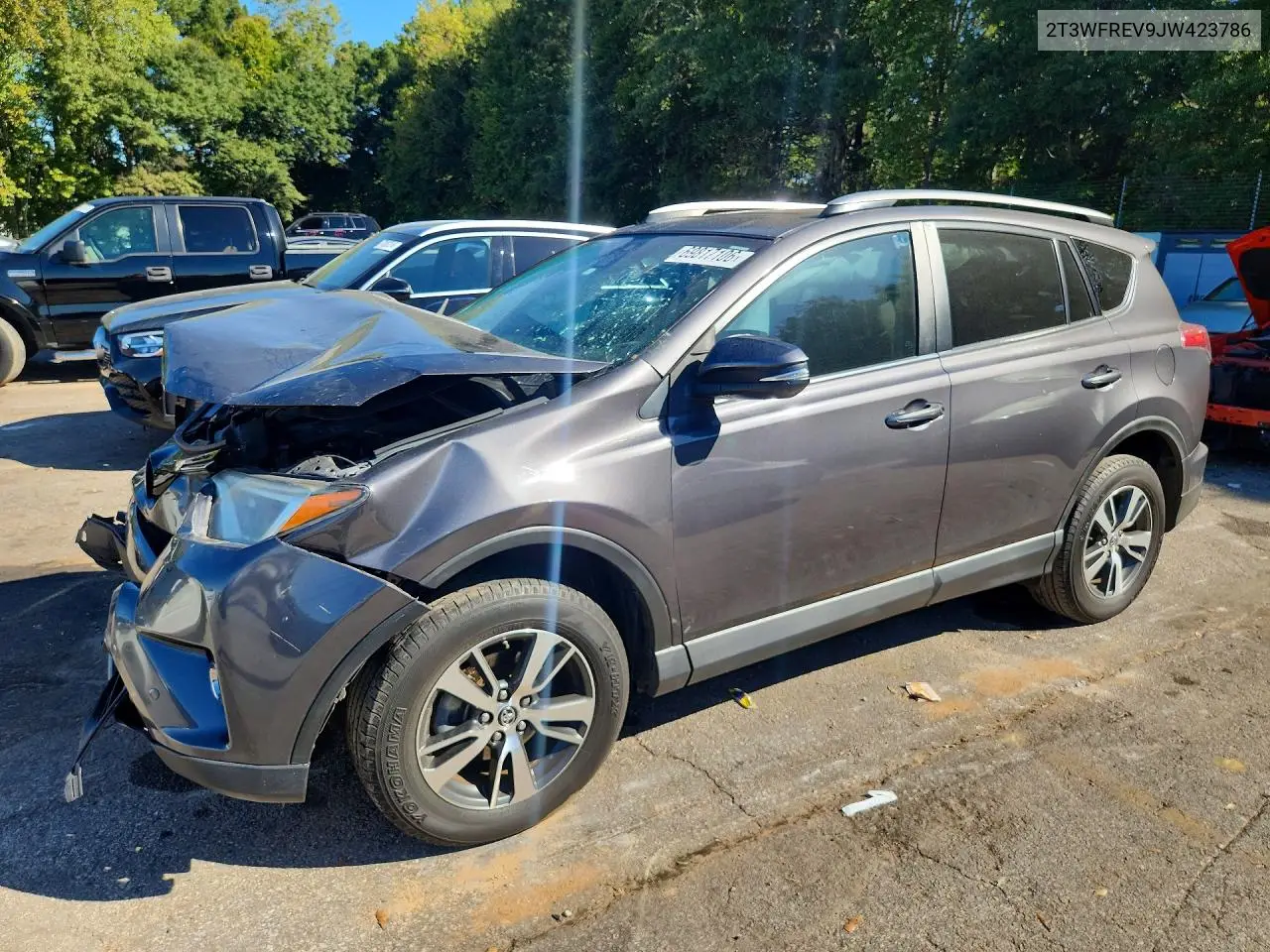 TOYOTA RAV 4 2018, VIN 2T3WFREV9JW423786