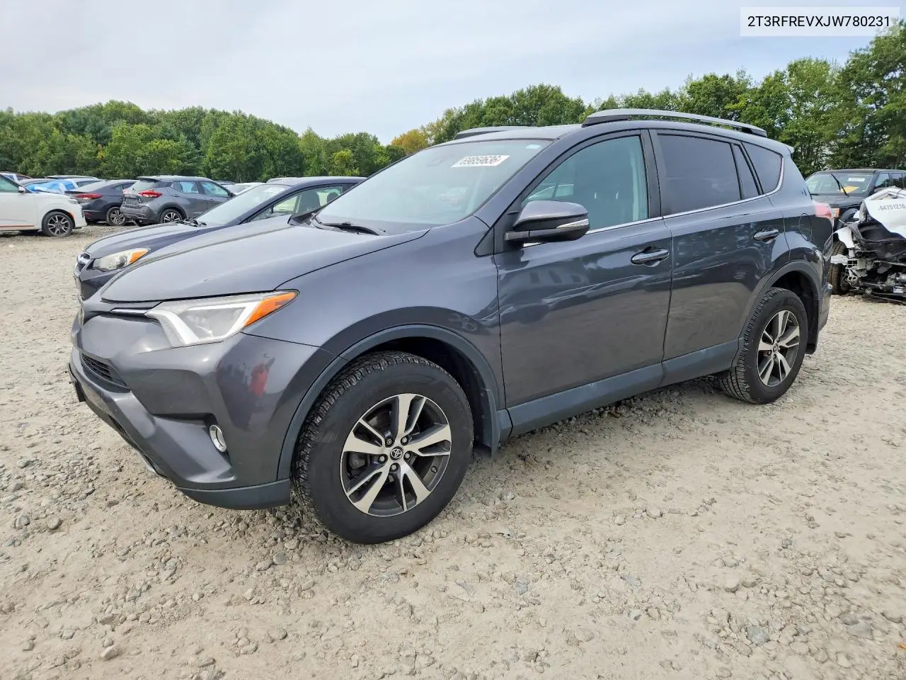 TOYOTA RAV 4 2018, VIN 2T3RFREVXJW780231