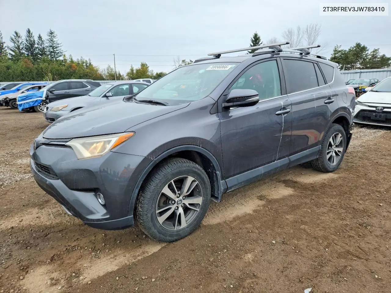 TOYOTA RAV 4 2018, VIN 2T3RFREV3JW783410