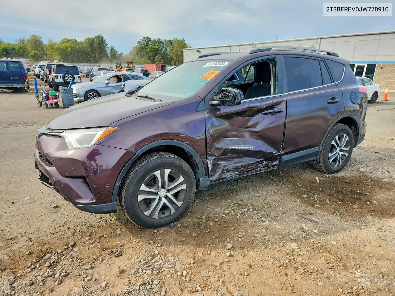TOYOTA RAV 4 2018, VIN 2T3BFREV0JW770910
