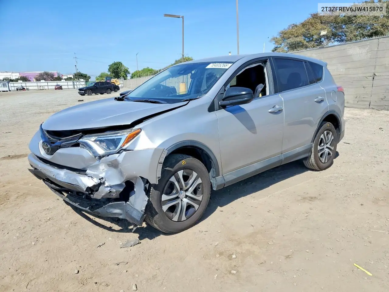 TOYOTA RAV 4 2018, VIN 2T3ZFREV6JW415870
