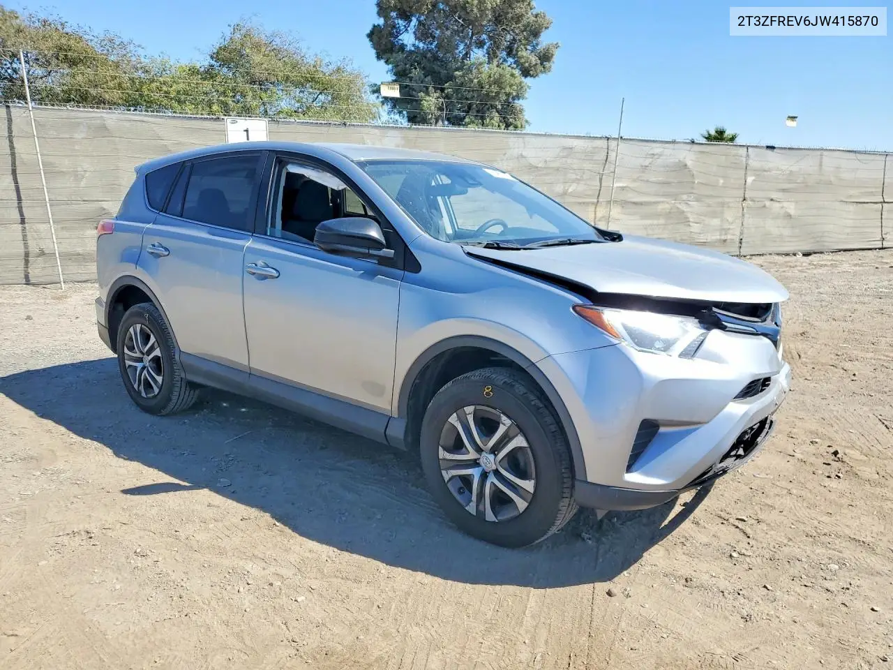 2018 TOYOTA RAV 4 VIN 2T3ZFREV6JW415870 — фото 4