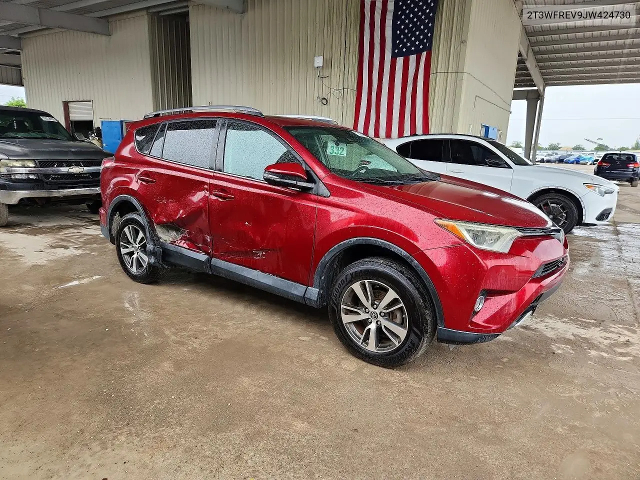 2018 TOYOTA RAV 4 VIN 2T3WFREV9JW424730 — фото 4