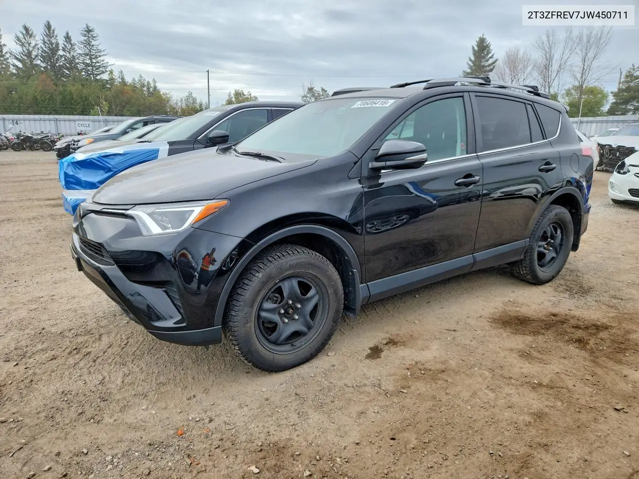 TOYOTA RAV 4 2018, VIN 2T3ZFREV7JW450711