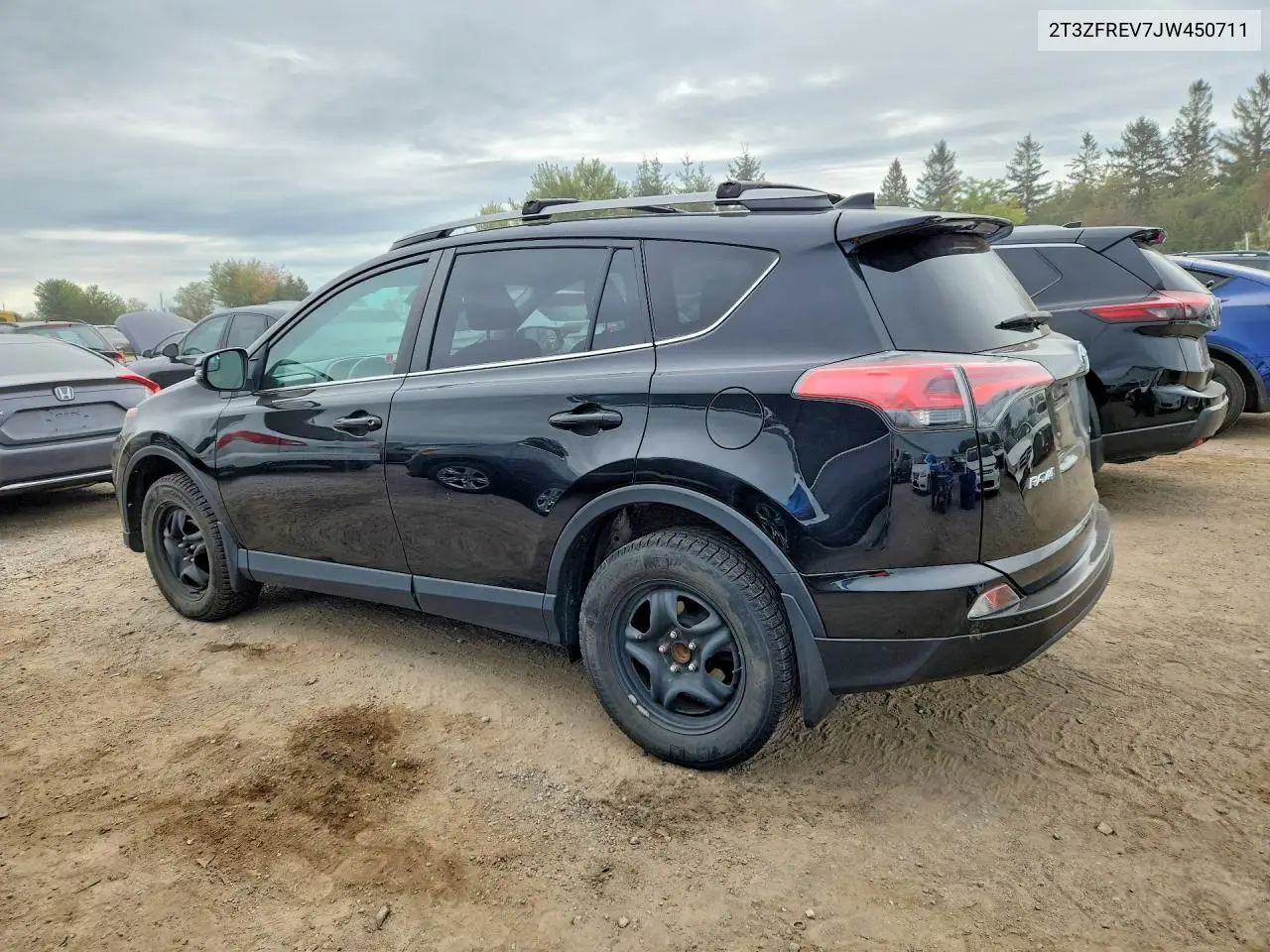 2018 TOYOTA RAV 4 VIN 2T3ZFREV7JW450711 — фото 2