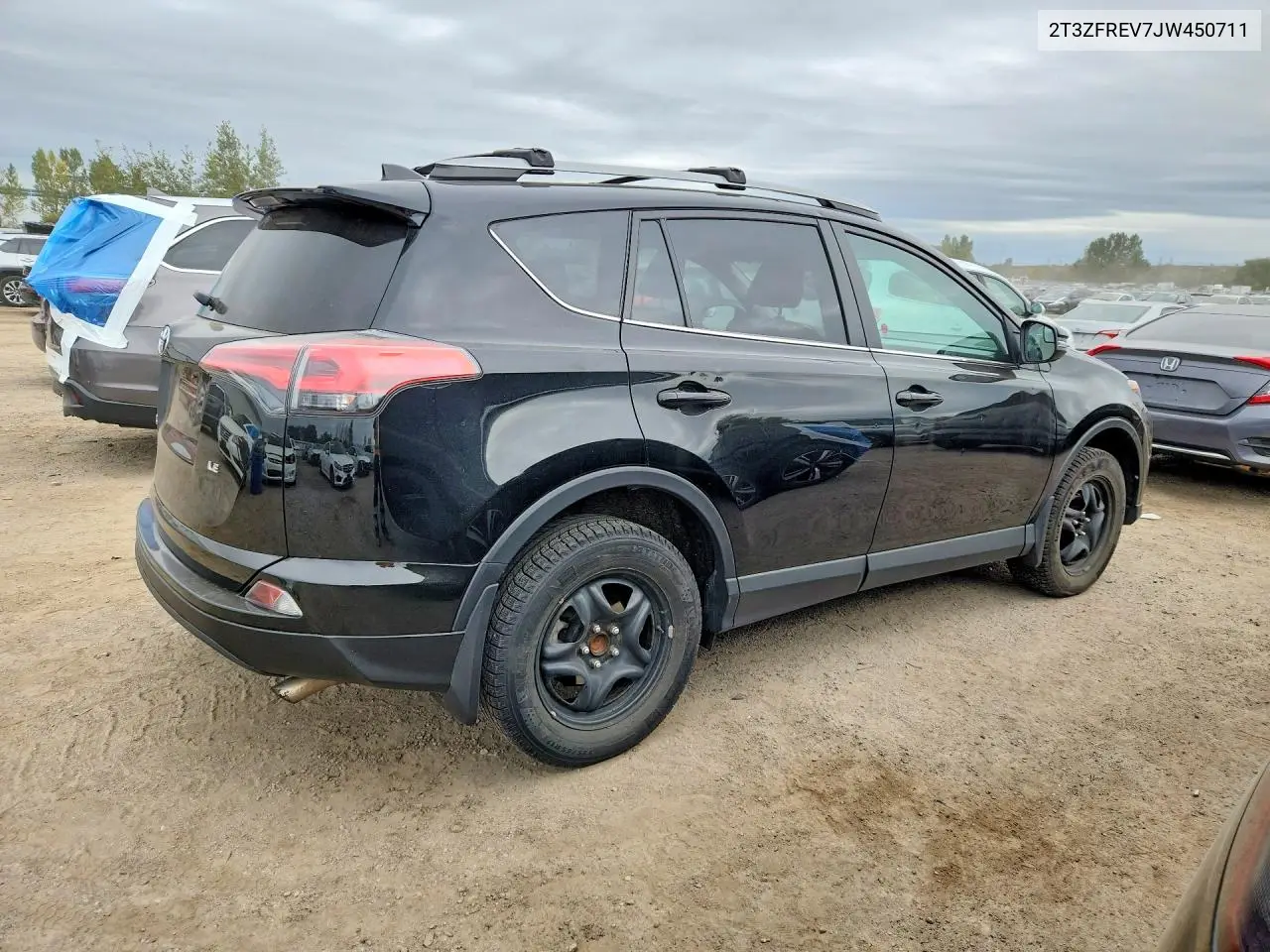 2018 TOYOTA RAV 4 VIN 2T3ZFREV7JW450711 — фото 3