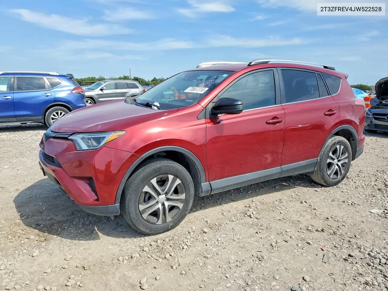 TOYOTA RAV 4 2018, VIN 2T3ZFREV4JW522528