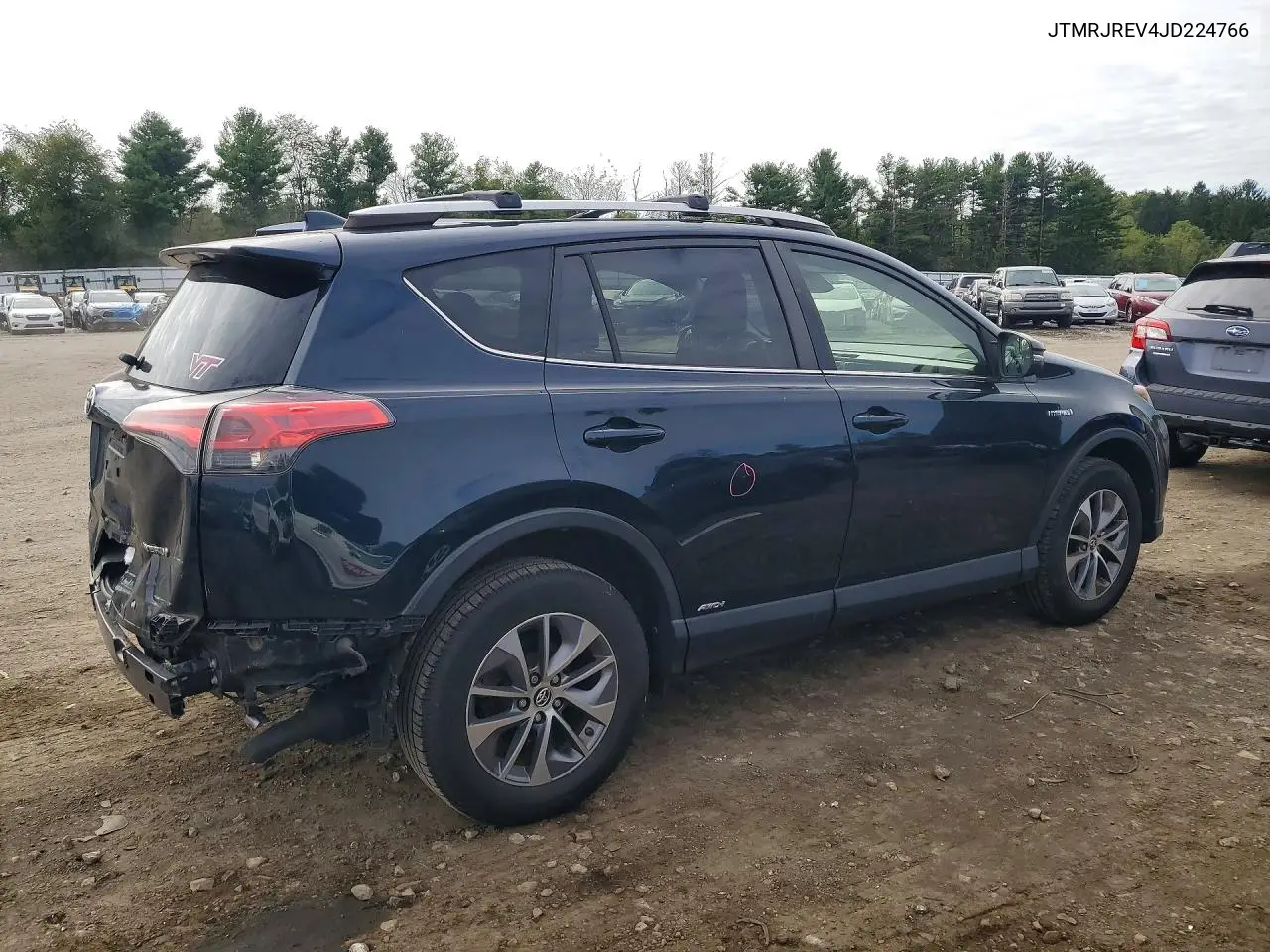 2018 TOYOTA RAV 4 VIN JTMRJREV4JD224766 — фото 3