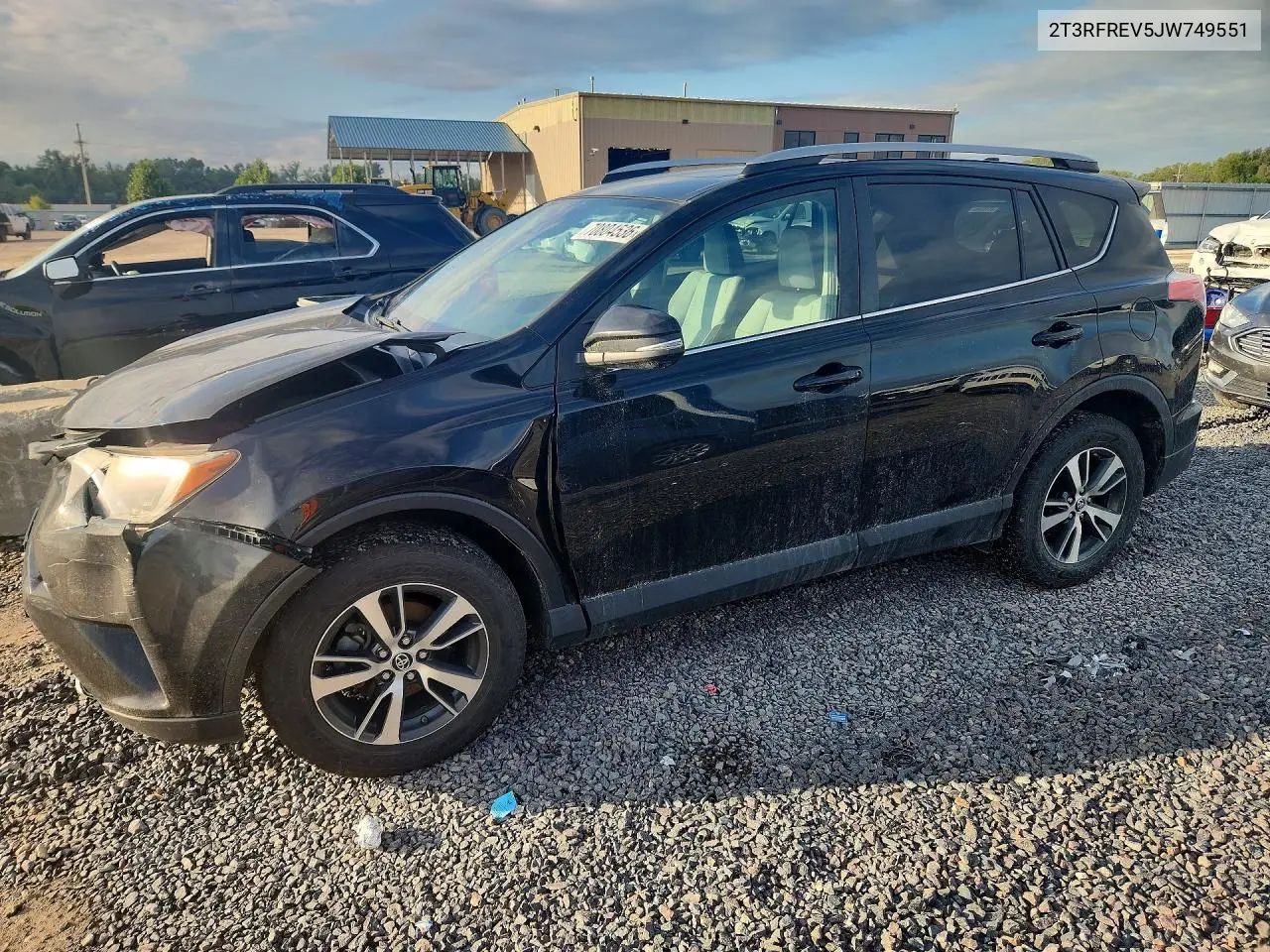 TOYOTA RAV 4 2018, VIN 2T3RFREV5JW749551