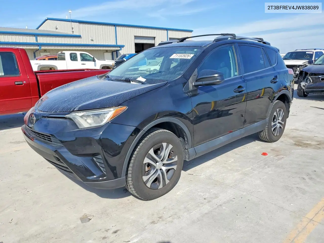 TOYOTA RAV 4 2018, VIN 2T3BFREV4JW838089
