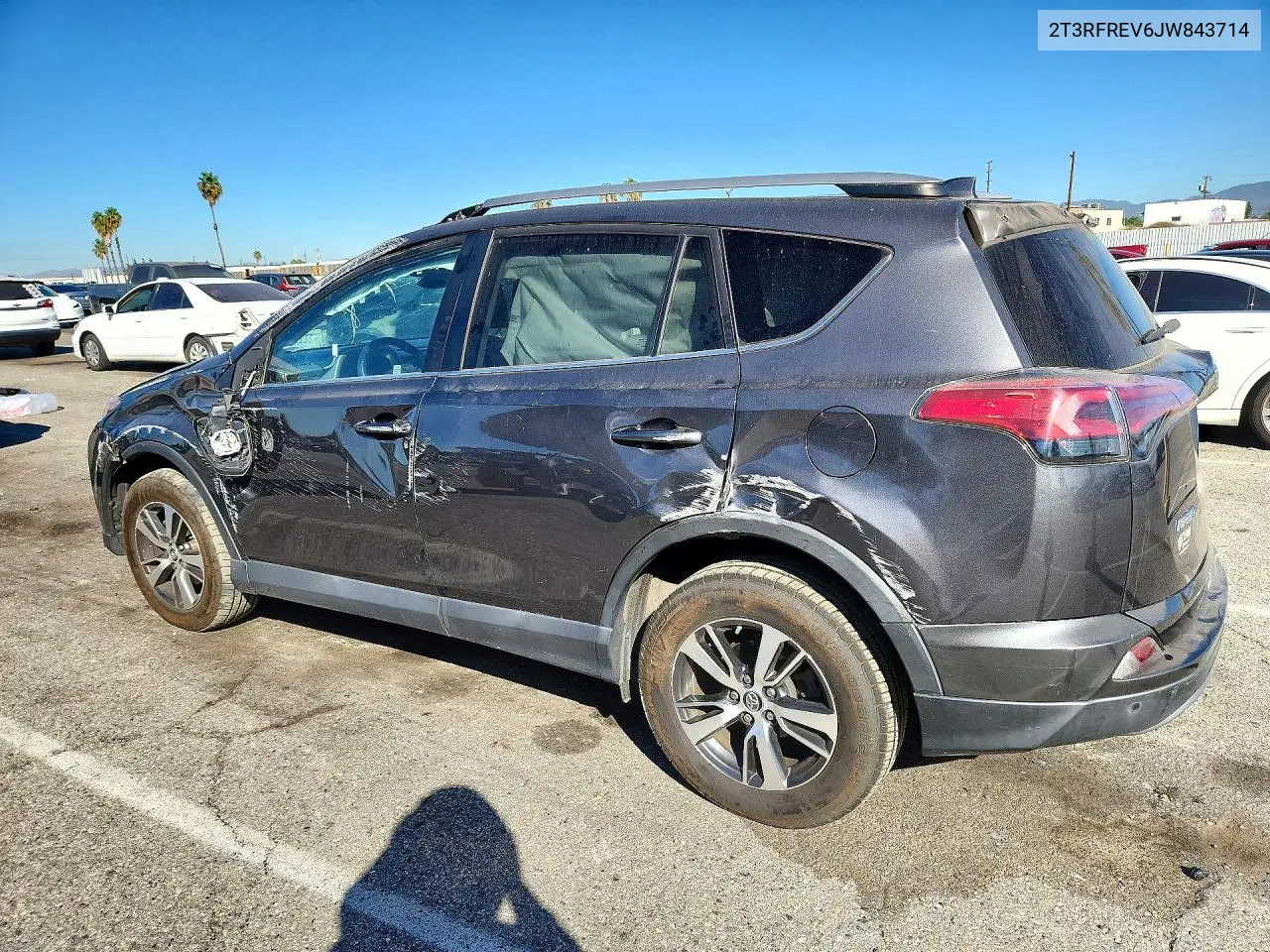 2018 TOYOTA RAV 4 VIN 2T3RFREV6JW843714 — фото 2