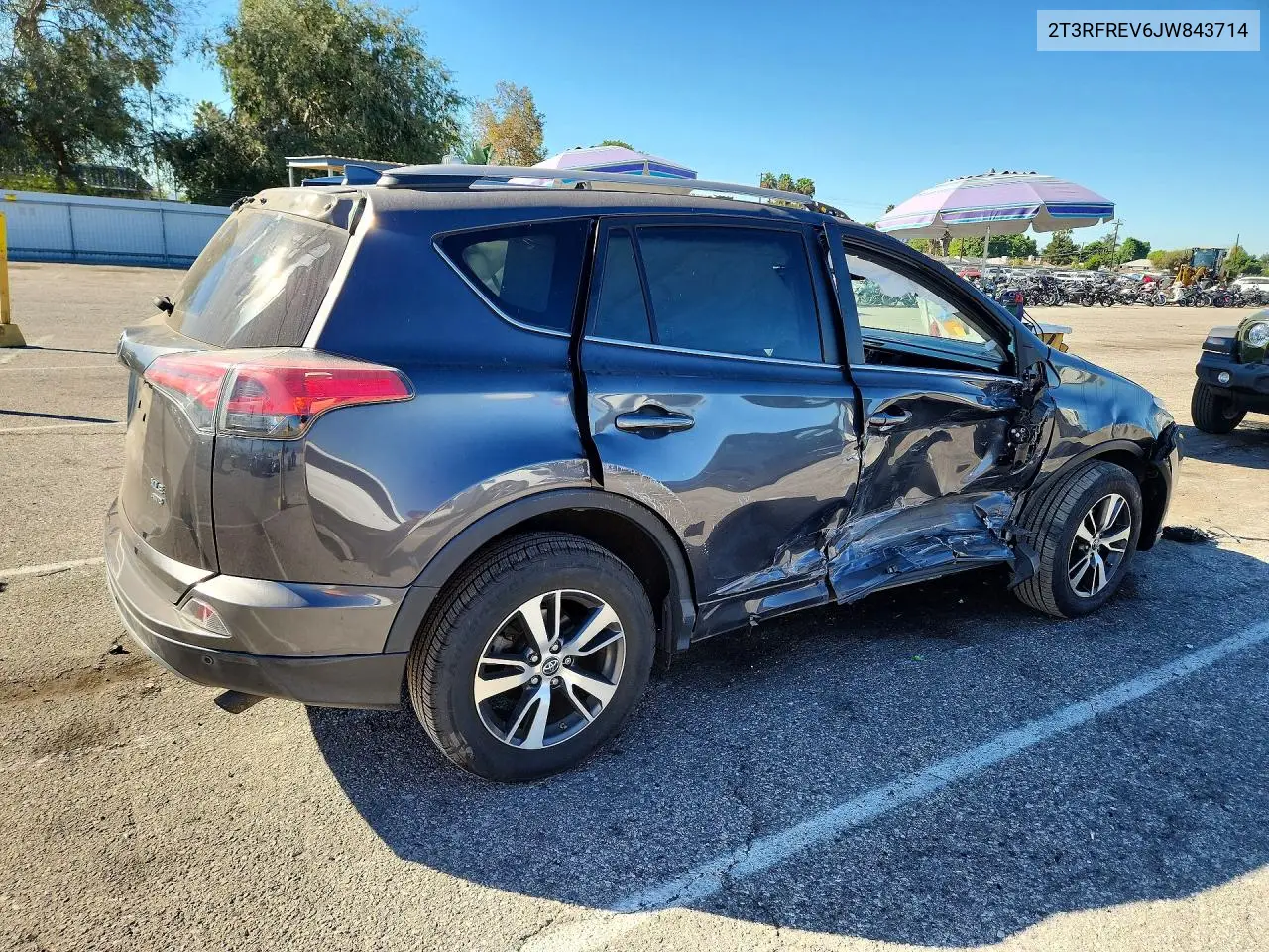 2018 TOYOTA RAV 4 VIN 2T3RFREV6JW843714 — фото 3