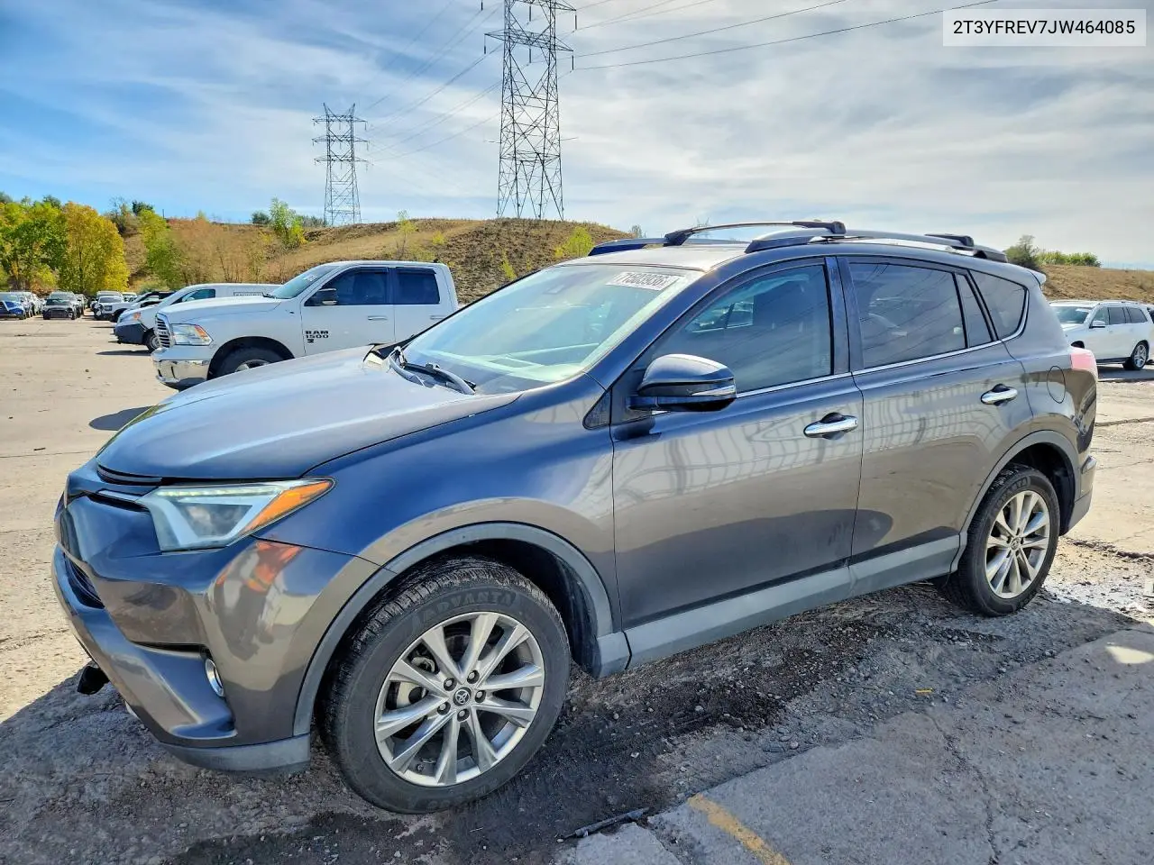 TOYOTA RAV 4 2018, VIN 2T3YFREV7JW464085