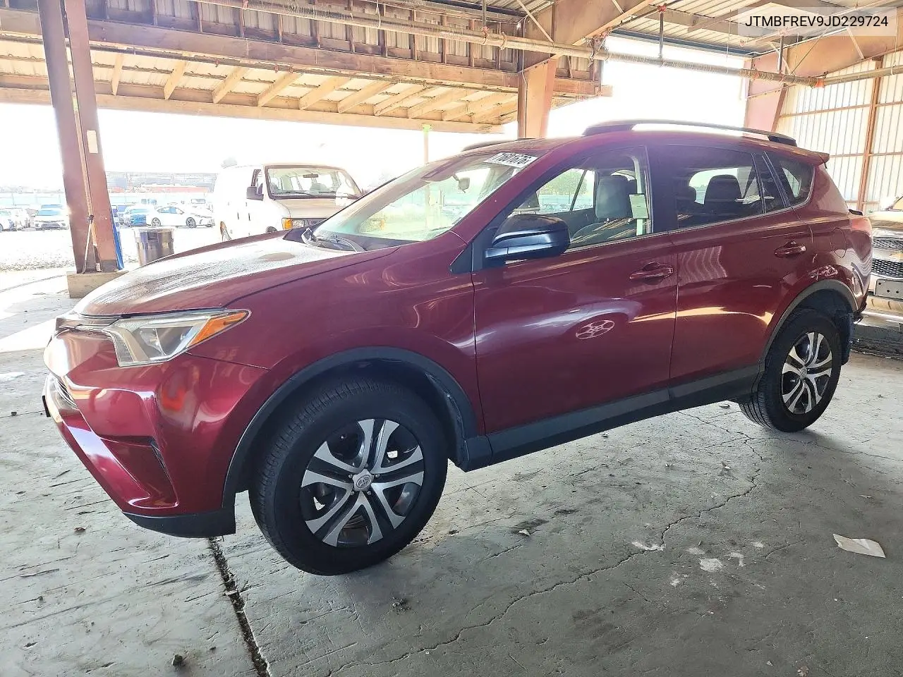 TOYOTA RAV 4 2018, VIN JTMBFREV9JD229724