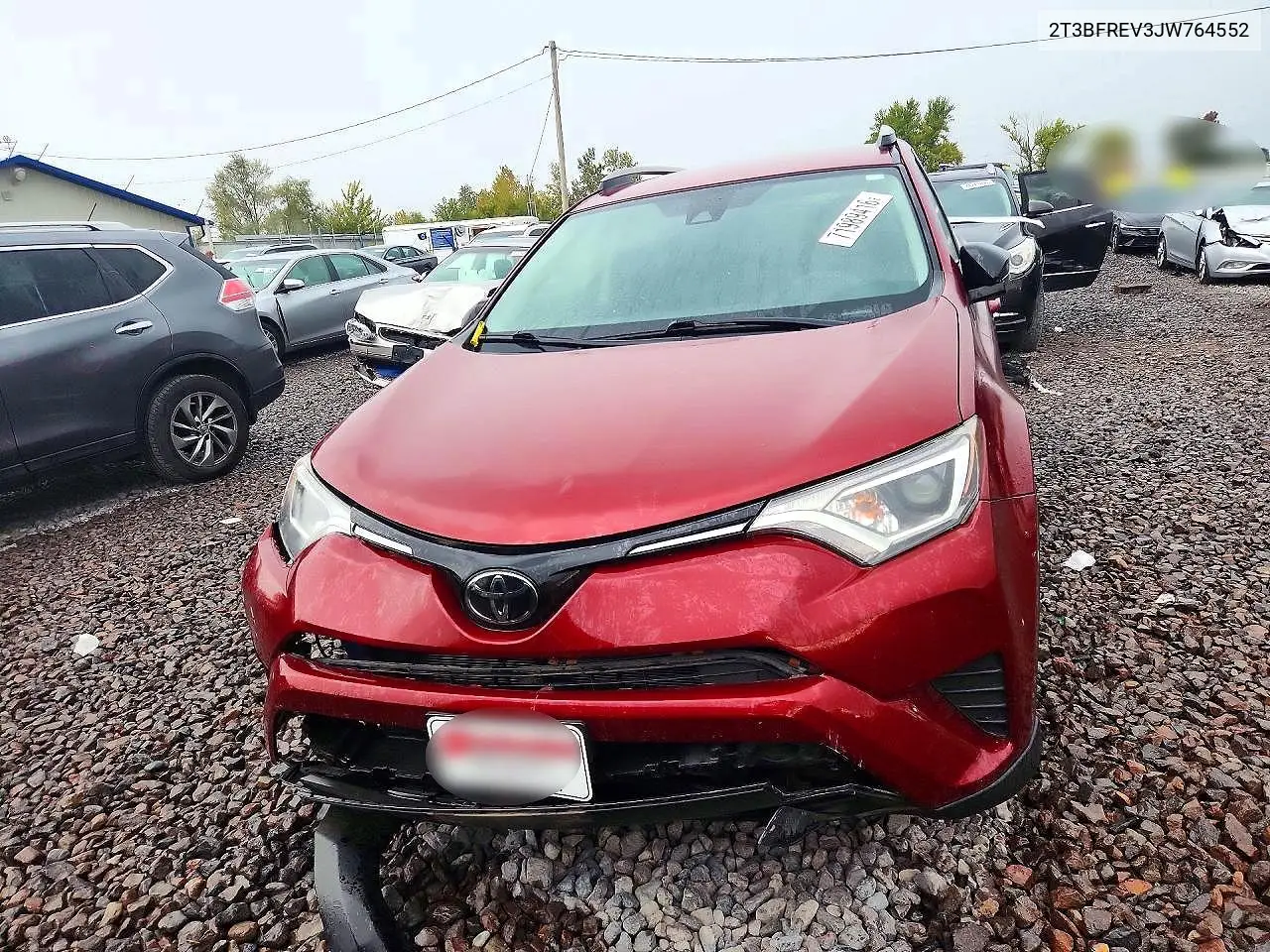 2018 TOYOTA RAV 4 VIN 2T3BFREV3JW764552 — фото 5