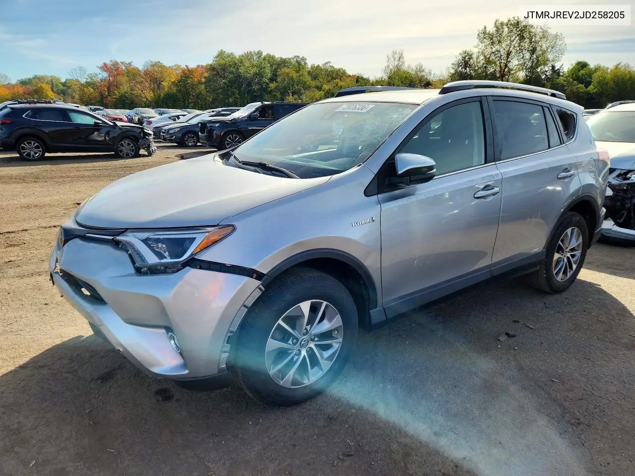 TOYOTA RAV 4 2018, VIN JTMRJREV2JD258205