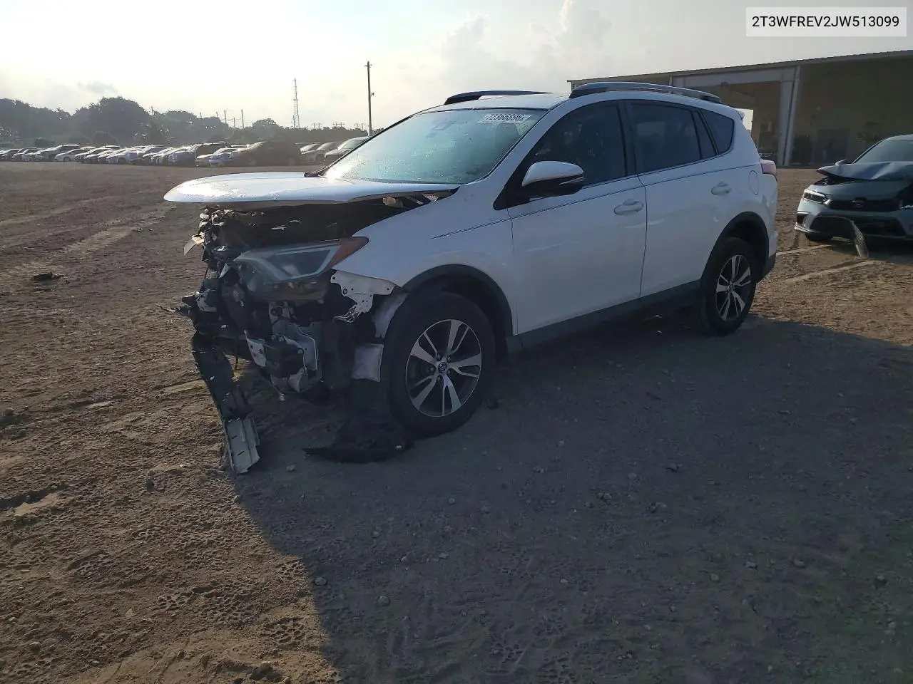 TOYOTA RAV 4 2018, VIN 2T3WFREV2JW513099