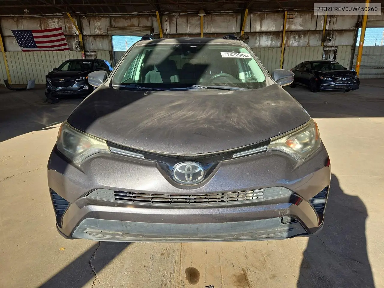 2018 TOYOTA RAV 4 VIN 2T3ZFREV0JW450260 — фото 5