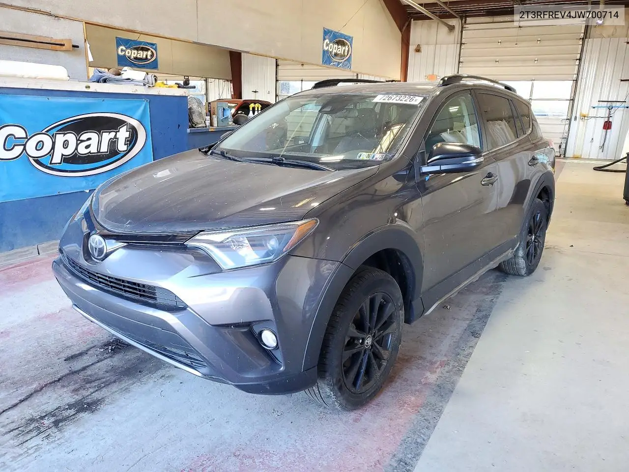 TOYOTA RAV 4 2018, VIN 2T3RFREV4JW700714